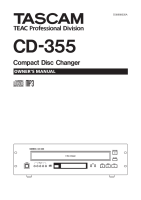 Tascam CD-355 - Owners Manual